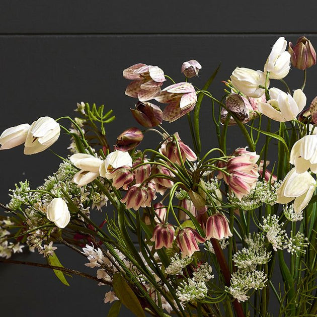 Fritillary, Blossom & Cow Parsley Mixed Bunch