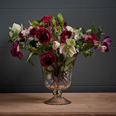 Bunch of Hellebores &amp; Roses