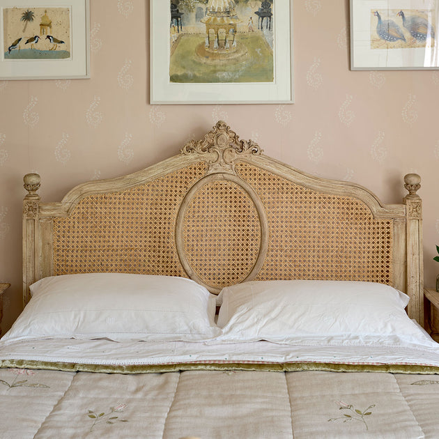 Caned Gustavian Bed