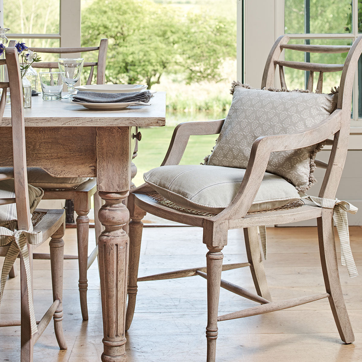 Dining room chair cushions discount