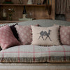 Embroidered Linen Pushkar Cushion