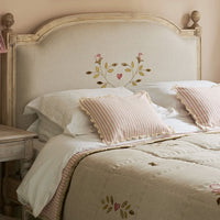 Rose Ivory Stripe Cushion