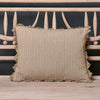 Charcoal Dimity Stripe Cushion