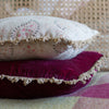 Aubergine Velvet Cushion