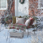 Olive Velvet Cushion