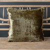 Dark Green Velvet Cushion