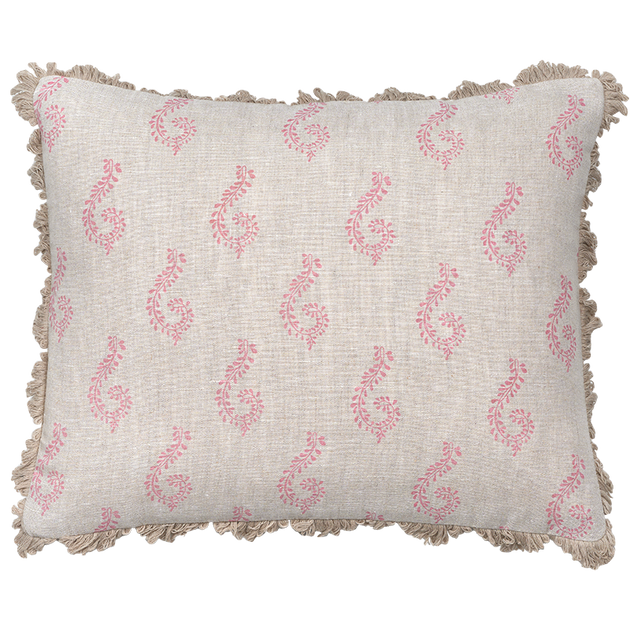 Rose Shalini Linen Cushion