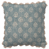 Denim Blue Megha Rustic Linen Cushion