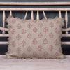 Dusky Mauve Megha Rustic Linen Cushion