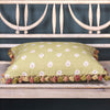 Summer Green Mika Large Seat Cushion with Tassels