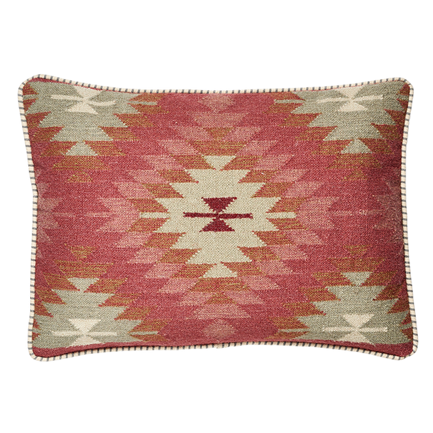 Blue Rose Ragini Kilim Cushion