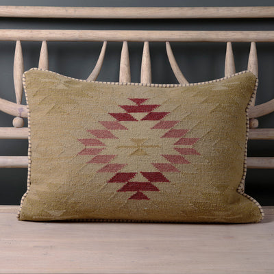 Olive Rose Ragini Kilim Cushion