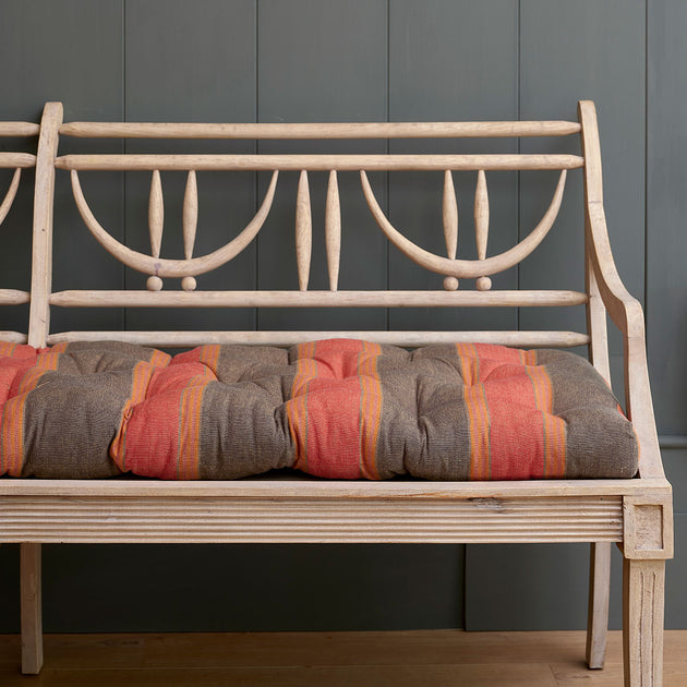 Wooden Bench Cushion Bench With Back Gustavian Bench Box Cushion ...