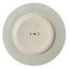 Charcoal Gustavian Dinner Plate