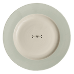 Charcoal Gustavian Dinner Plate