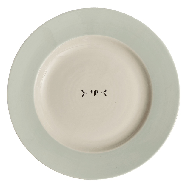 Charcoal Gustavian Dinner Plate