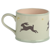 Charcoal Hares Straight Mug