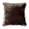 Charcoal Velvet Cushion