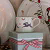 Christmas Hares Small Mug