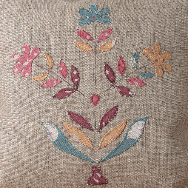 Indian Daisy Linen Cushion