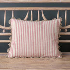 Red Natural Stripe Cushion