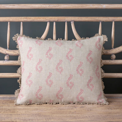 Rose Shalini Linen Cushion