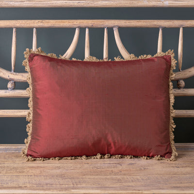 Claret Silk Cushion