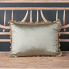 Silver Mist Silk Cushion