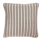 Charcoal Beech Ticking Stripe Cushion