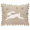 Applique White Hare Cushion