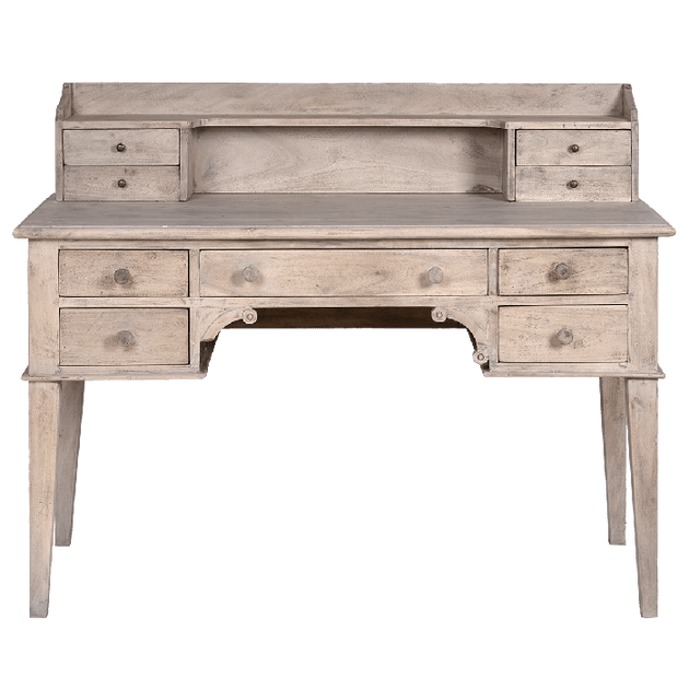 Large Gustavian Desk with top