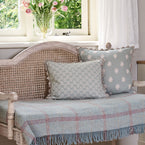 Duck Egg Sprig Cushion