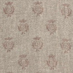 Large Returnable Sample of Dusky Pink Pomegranate Rustic Linen