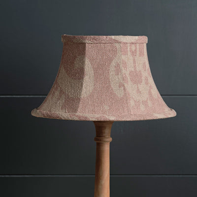 Dusky Pink Sacha 12&quot; Framed Linen Lampshade