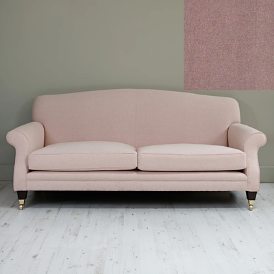 Ex Display Small Classic Sofa - Dusky Violet Wool