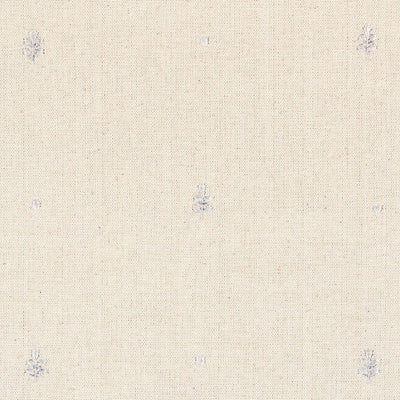 Small Non Returnable Sample of Embroidered Ivory Leaf