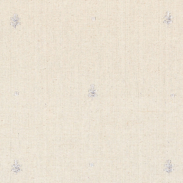 Small Non Returnable Sample of Embroidered Ivory Leaf