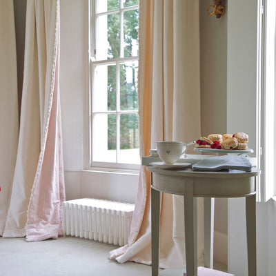 Ivory Embroidered Leaf 3m Panel – 123S - Slight Seconds