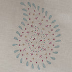 Large Returnable Sample of Salcombe Blue Embroidered Malathi