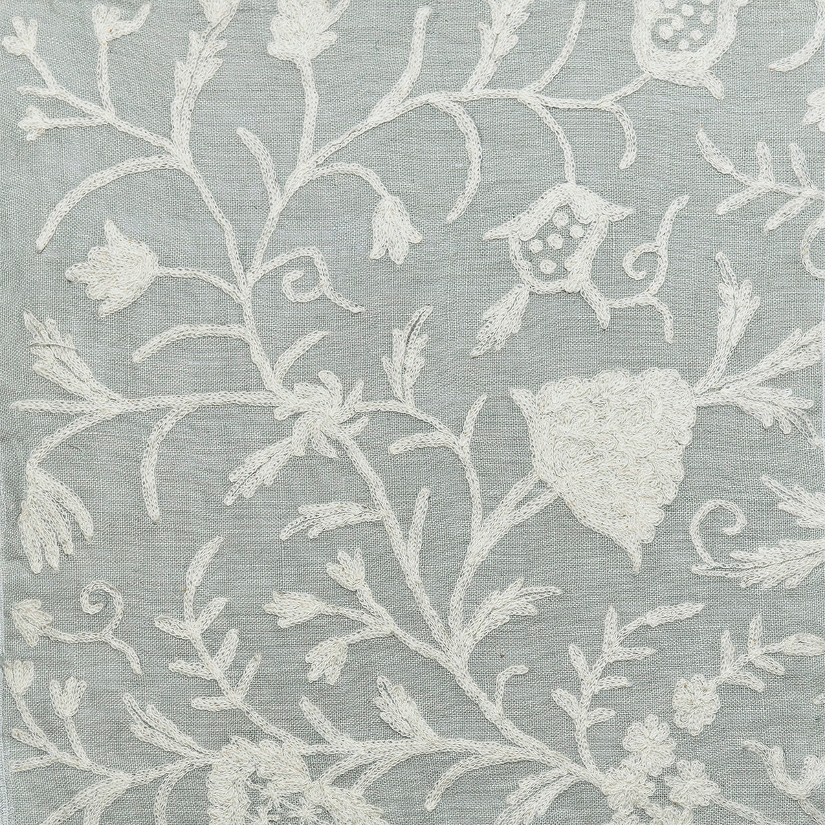 Celadon Crewelwork Linen - 149 | Susie Watson Designs