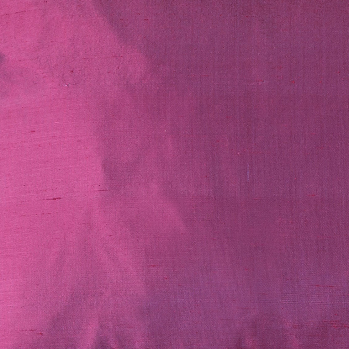 Sample of Fuchsia Dupion Silk