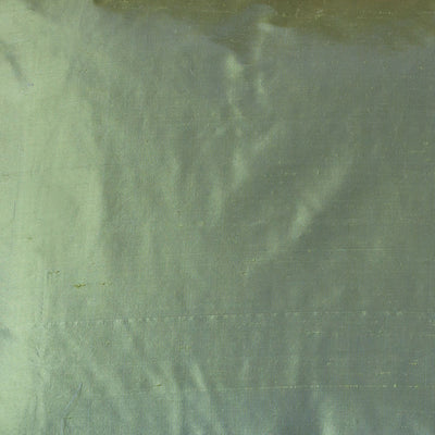 Small Non Returnable Sample of Green Dupion Silk