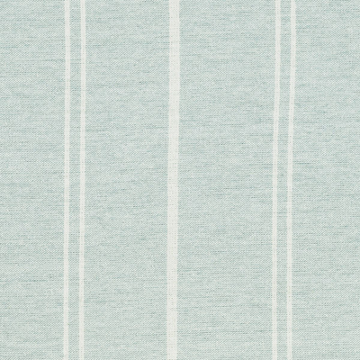 202 - Duck Egg Ivory Vintage Stripe Cotton – Roll End - 2.3m - Seconds