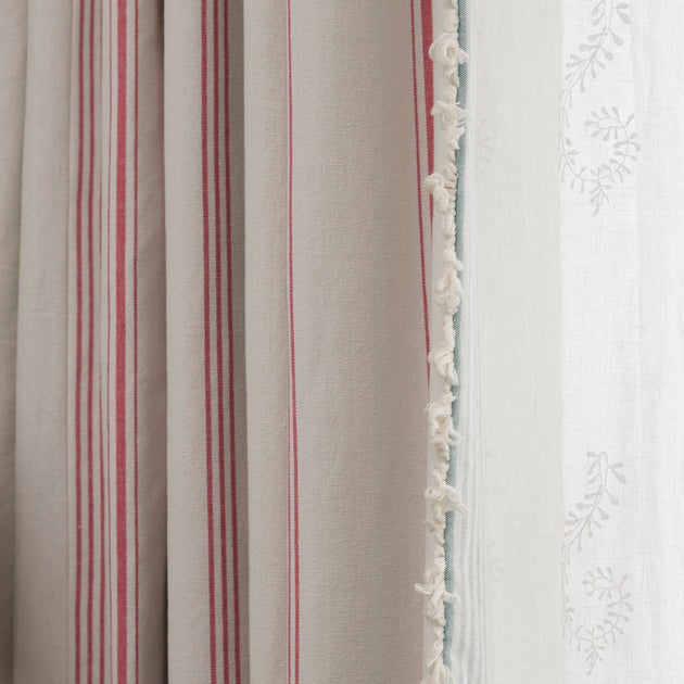 Ivory Rose Vintage Stripe Cotton – 205