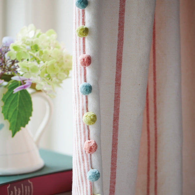 Red Piping Stripe Cotton – A20