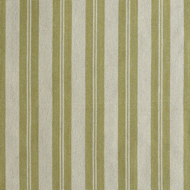 Pale Olive Large Ticking Stripe Cotton – 209LTS/G - SALE