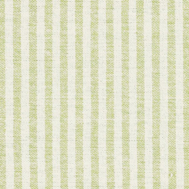 227 - Green Ivory Stripe Cotton – Roll Ends