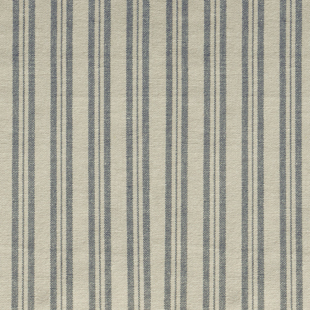 Swatch of Charcoal Medium Ticking Stripe
