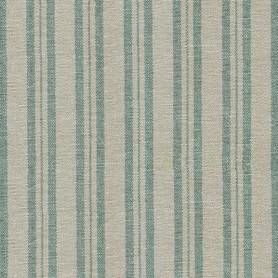 Small Non Returnable Sample of Sail Blue Medium Ticking Stripe
