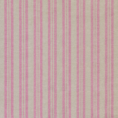 Small Non Returnable Sample of Dusky Pink Medium Ticking Stripe